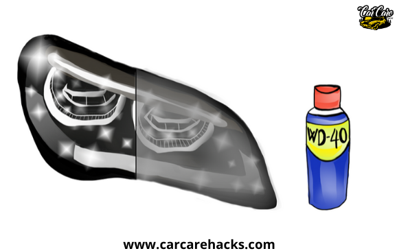 How To Clean Your Headlights With WD40