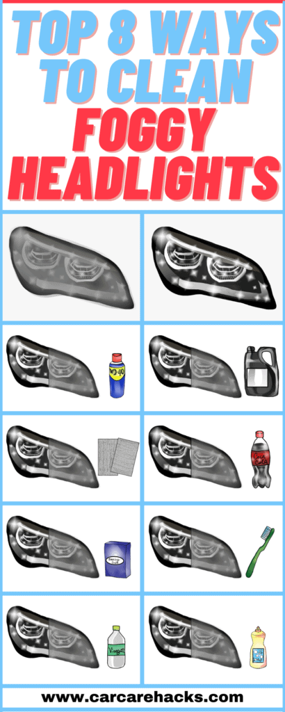 Top 8 Ways To Clean Foggy Headlights