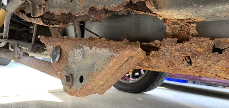 Is It Safe To Drive a Car With a Rusted Frame